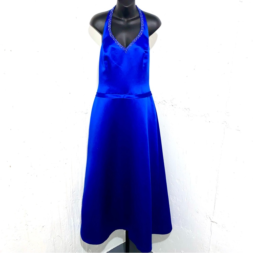 Bella Formal by Venus Bridal Blue Gown Size 12
